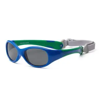 Royal Blue and Green Sunglasses